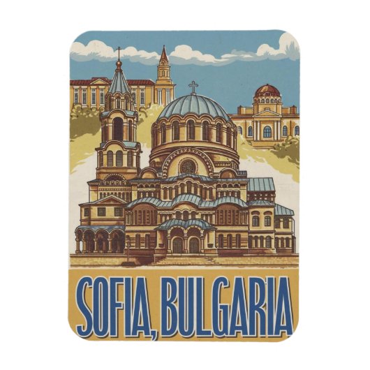Reizen Sofia, Bulgarije  geschenken en souvenirs Magneet (Verticaal)