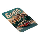 Reizen Sofia, Bulgarije  geschenken stadstram Magneet (Rechterzijde)