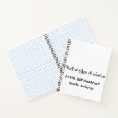 Reizen Spa Salon Gasteninformatie Vakantie Strand Notitieboek (Binnen)