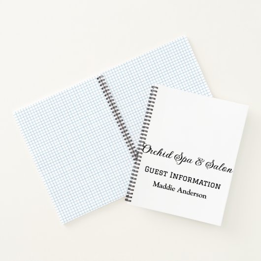 Reizen Spa Salon Gasteninformatie Vakantie Strand Notitieboek (Binnen)