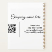 Reizen Spa Salon Gasteninformatie Vakantie Strand Planner (Achterkant)