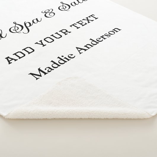 Reizen Spa Salon Gasteninformatie Vakantie Strand Sherpa Deken (3/4)