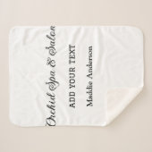 Reizen Spa Salon Gasteninformatie Vakantie Strand Sherpa Deken (Voorkant (horizontaal))