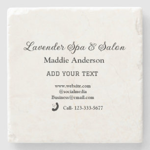 Reizen Spa Salon Gasteninformatie Vakantie Strand Stenen Onderzetter