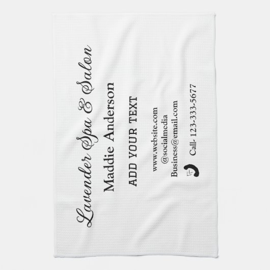 Reizen Spa Salon Gasteninformatie Vakantie Strand Theedoek (Verticaal)