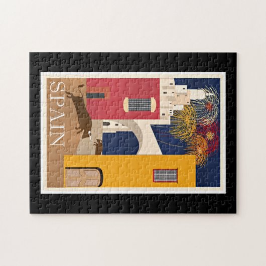 Reizen Spanje  Legpuzzel (Horizontaal)