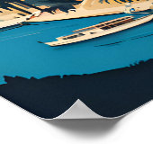 Reizen Split Kroatië Poster (Hoek)