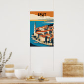 Reizen Split Kroatië Poster (Keuken)