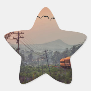 Reizen Ster Sticker