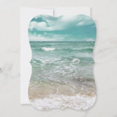 Reizen strandbestemming Staarvis bruiloft Kaart (Achterkant)