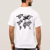 reizen t-shirt (Achterkant)
