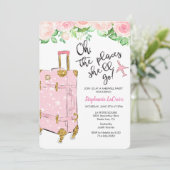 Reizen Thema Afscheid Afscheid Afscheid Feestuitno Kaart (Staand voorkant)