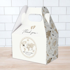 Reizen Thema Baby shower Favoriet Box Bedankdoosjes
