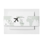 Reizen Thema Bruiloft Bestemming Bruiloft Uitnodigingen Wikkel (Voorkant Voorbeeld)