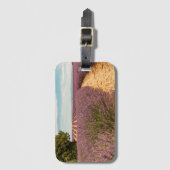 Reizen Thema Gift met Lavendel Foto Bagagelabel (Voorkant (verticaal))