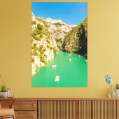 Reizen Thema Home Decor met Gorge Foto Canvas Afdruk (Insitu (Woonkamer))