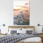 Reizen Thema Home Decor met Strandfoto Canvas Afdruk (Insitu (Slaapkamer))