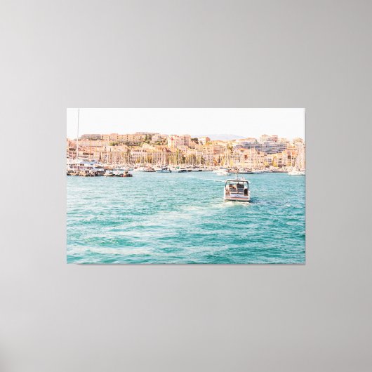 Reizen Thema Home Decor met Strandfoto Canvas Afdruk (Voorkant)