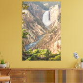 Reizen Thema Home Decor met Waterval Foto Canvas Afdruk (Insitu (Woonkamer))