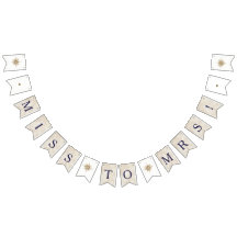 Reizen thema Miss naar Mrs Banner - Bunting Flag