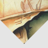 "Reizen-thema pracht: avontuur wacht" Tissuepapier (Detail)