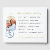 Reizen Thema Strand Trouwpaspoort Fotopagina Gastenboek (Achterkant)