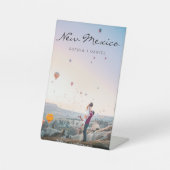 Reizen Thema Trouwtafel Nummers met Foto Reclamebord Met Voetstuk (Voorkant)