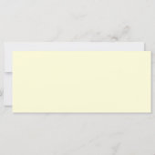 Reizen Thema Zwangerschapsaankondiging Kaart (geel (Achterkant)