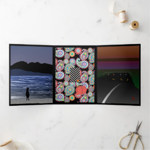 Reizen Trifold Kaart