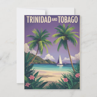  reizen Trinidad en Tobago Briefkaart