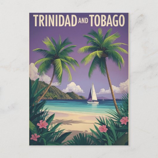 reizen Trinidad en Tobago Briefkaart (Voorkant)