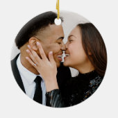 Reizen Trouwen Twee Vliegtuigen Maak Hart Modern Keramisch Ornament (Achterkant)