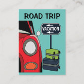 Reizen Vakantie Road Trip Visitekaartje (Voorkant)