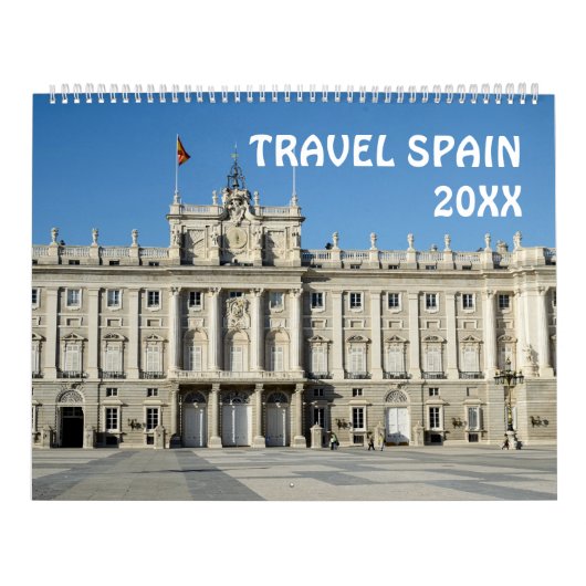 Reizen van 12 maanden Spanje kalender (Hoes)