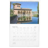 Reizen van 12 maanden Spanje kalender (Feb 2027)