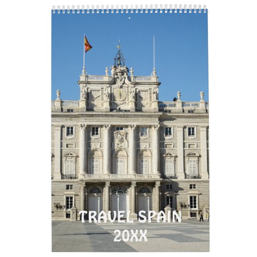 Reizen van 12 maanden Spanje kalender (Hoes)