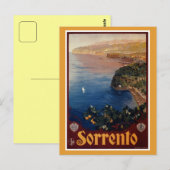  reizen van 1920 Sorrento in Italië Briefkaart (Voorkant / Achterkant)
