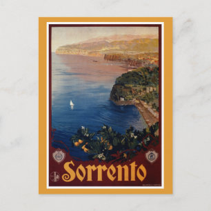 reizen van 1920 Sorrento in Italië Briefkaart