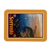 reizen van 1920 Sorrento in Italië Magneet (Horizontaal)