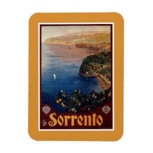 reizen van 1920 Sorrento in Italië Magneet