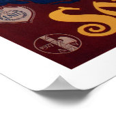 reizen van 1920 Sorrento in Italië Poster (Hoek)