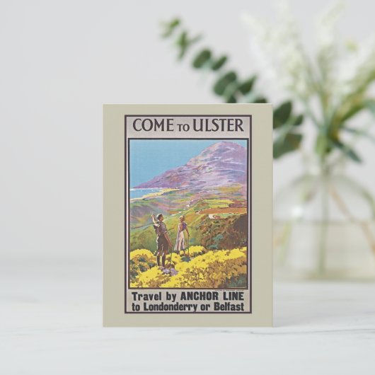  reizen van boten in Noord-Ierland en Briefkaart (Staand voorkant)