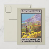  reizen van boten in Noord-Ierland en Briefkaart (Voorkant / Achterkant)