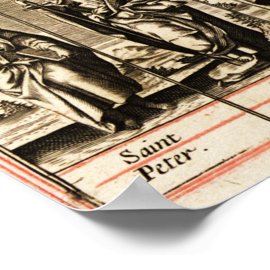 Reizen van de Apostle PaulPanoramic Map Poster (Hoek)