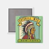 Reizen van de bergen van de Catskills - Magneet (Voorkant / Achterkant)