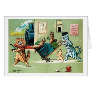 Reizen van de kattenfamilie, Louis Wain