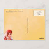 Reizen van de mensheid briefkaart (Achterkant)