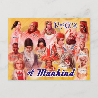 Reizen van de mensheid briefkaart