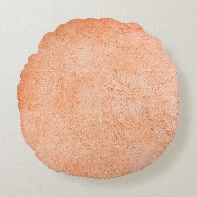 Reizen van de rode wand van textiel rond kussen (Voorkant)