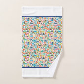 Reizen van de wereldbadhanddoekset bad handdoek (Handdoek)